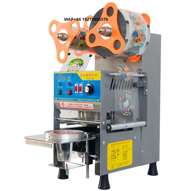2020 Hot Sale Bubble Tea Automatic Cup Sealing Machine/Tabletop Sealers/Plastic Cup Sealer