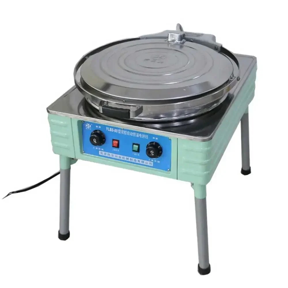 Vertical Desktop Baking Pan Commercial Electric Pancake Machine Cake Machine Double use Maquina De Panqueca