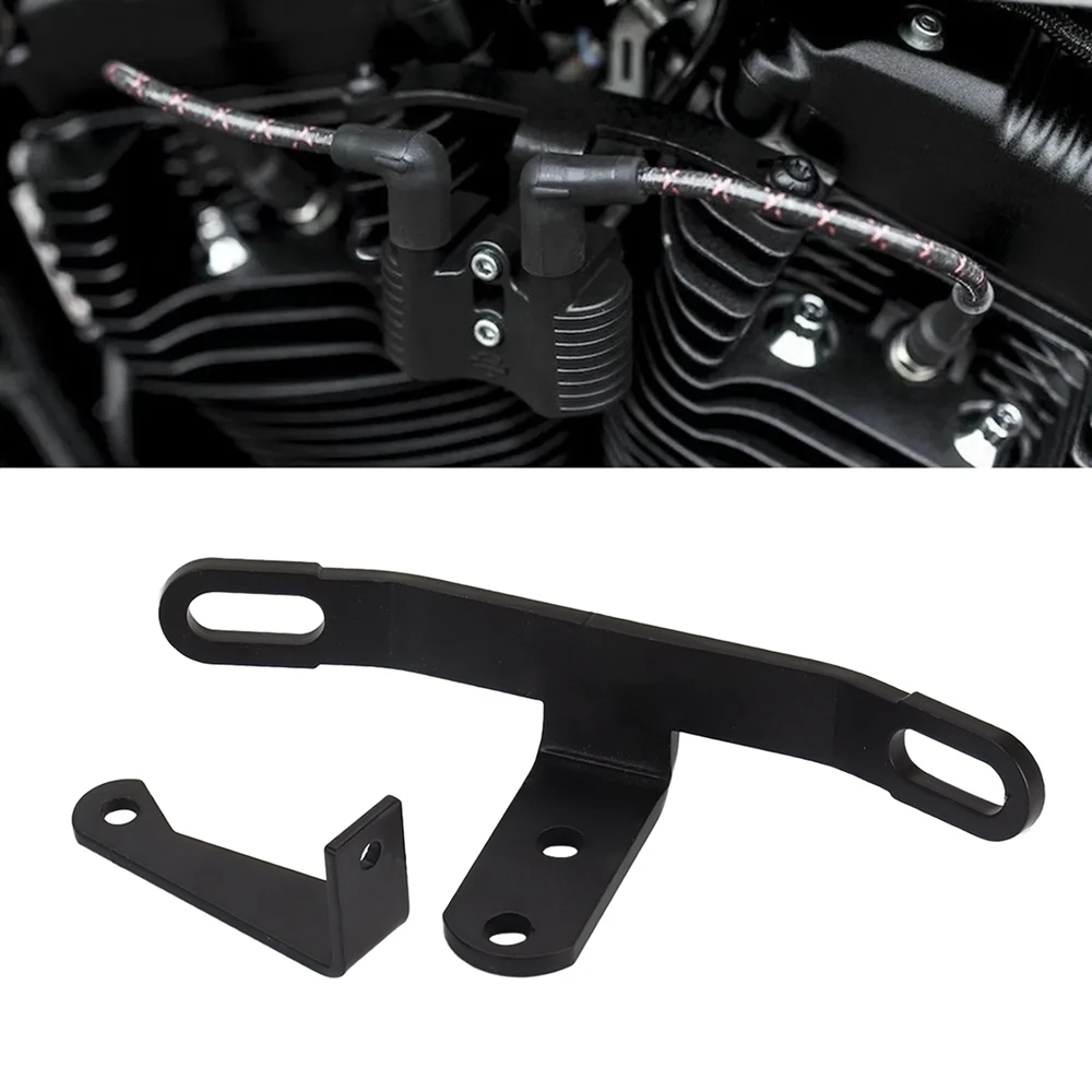 Für Harley Sportster Iron 883 1200 XL Super Low Custom XL883L 2007–2022, Motorrad-Set mit schwarzer Spule und Zündschlüssel