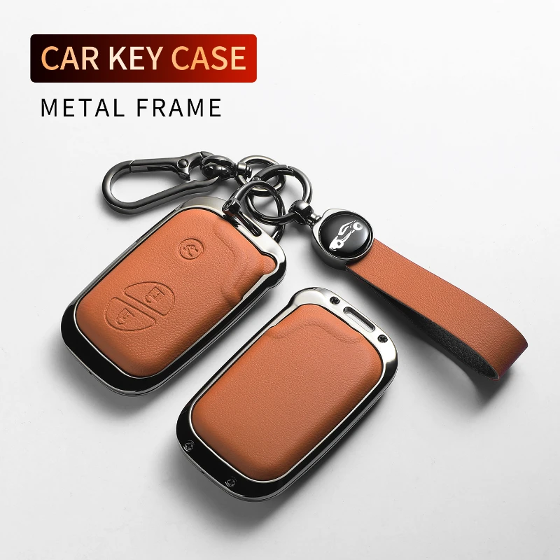 Compatible For Lexus CT200h ES RX 2011 2012 2013 Remote Fob Protector Cover Aluminum Alloy Keychain Auto Accessories