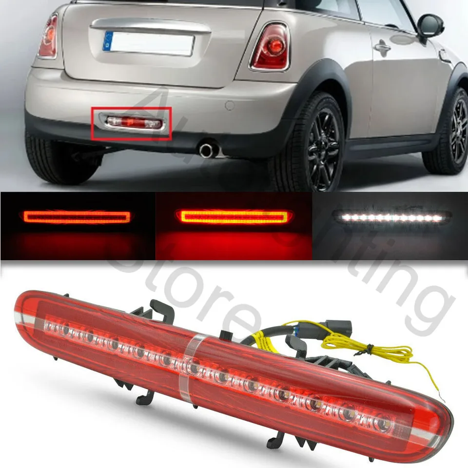 Rear Right Bumper Light Cover – Fits BMW & MINI R56-R59 (2006-2017) – Black ABS 51120413258