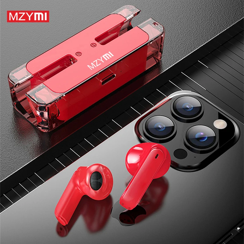 

MZYMI Wireless Headphones Mini Bluetooth Earphones TWS in Ear Touch Control Earbuds with Microphone Hifi Sound Sports Headset
