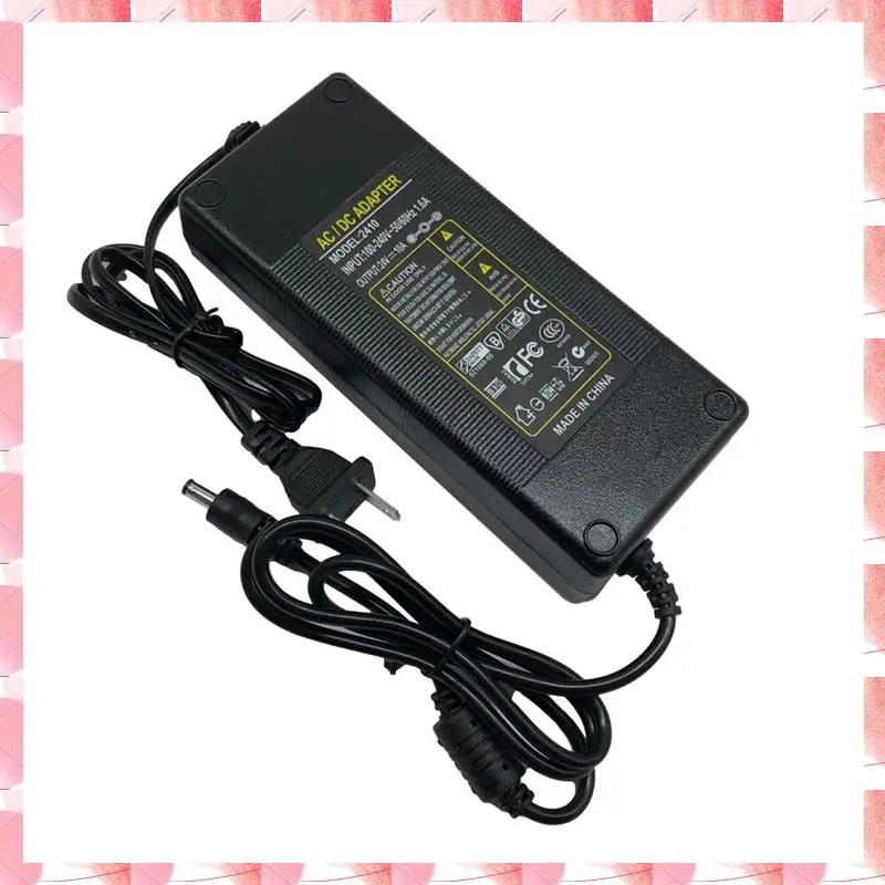 JAJA เครื่องขยายเสียงแหล่งจ่ายไฟ DC 24V 10A มัลติฟังก์ชั่นสะดวกแบบพกพาใช้งานง่ายพร้อมปลั๊ก US ติดตั้งง่าย