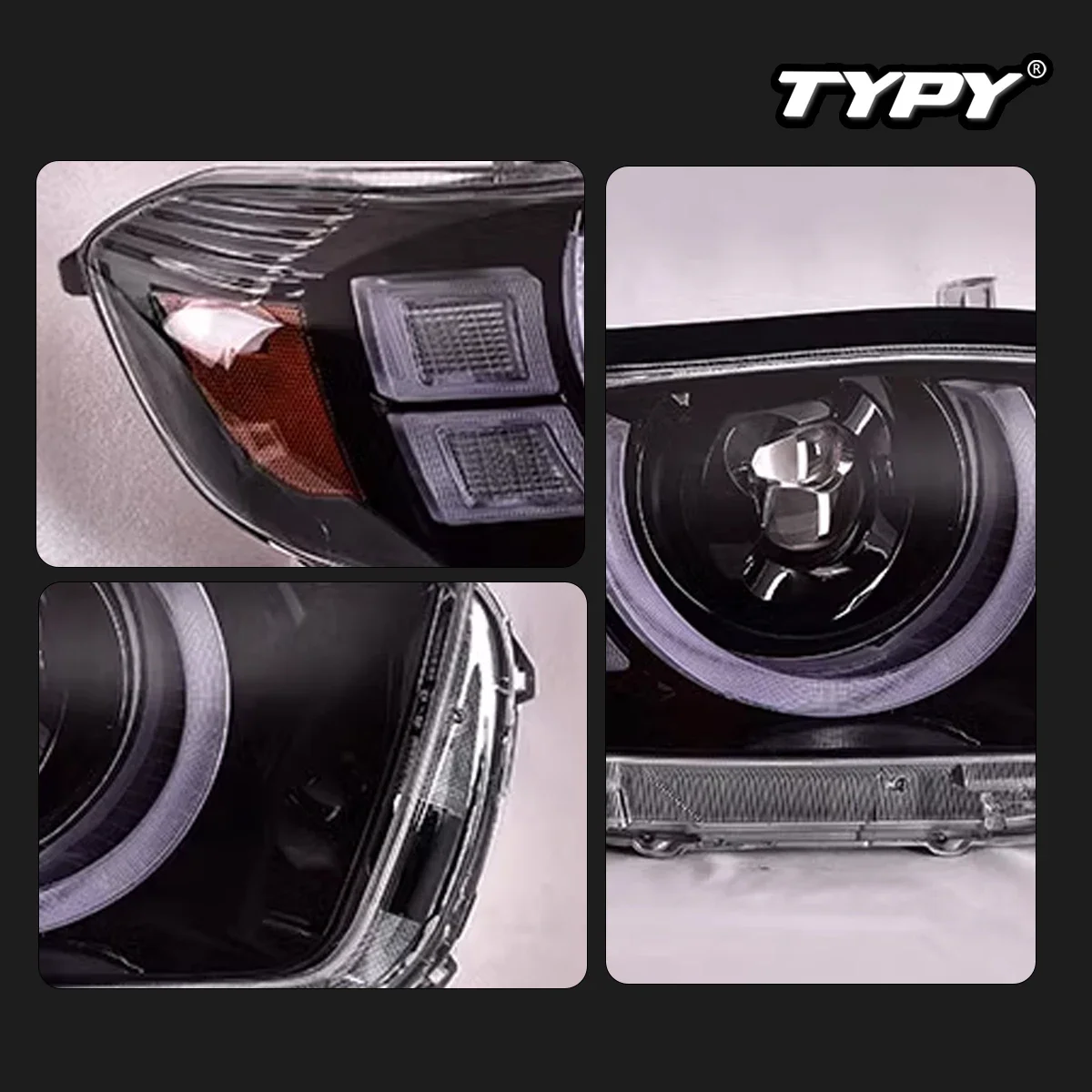 

TYPY Car Headlights For Toyota Highlander 2009-2011 LED Car Lamps Daytime Running Lights Dynamic Turn Signals