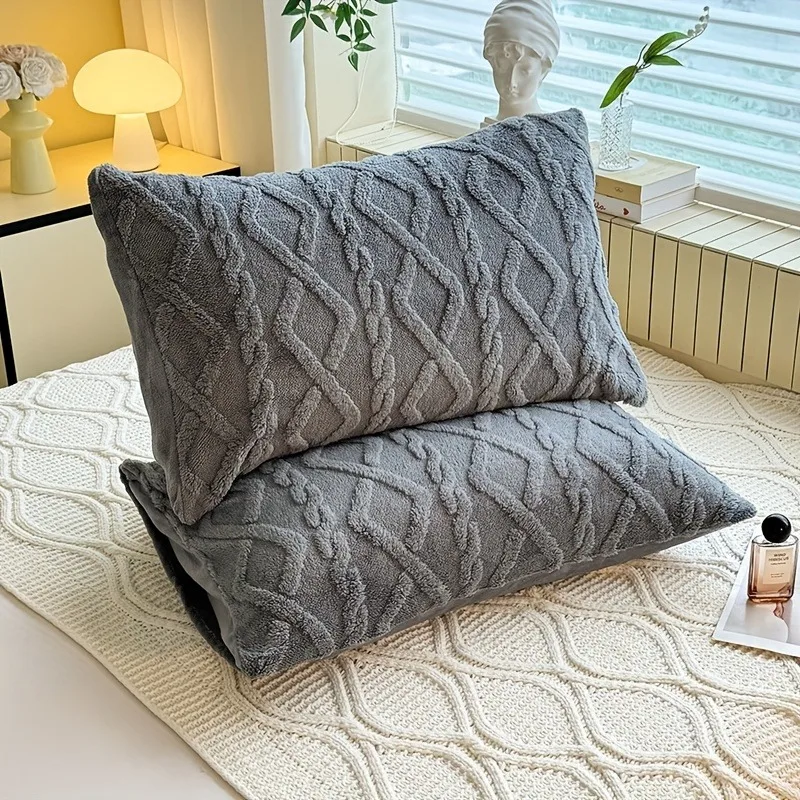 2pcs Hibiscus Pillowcase Skin-Friendly Soft Pillowcase All-Season Bedding Multi-Size Pillowcase Pillow Core Not Included