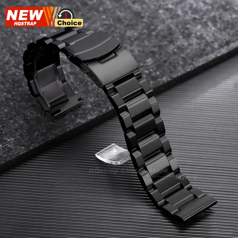 18/19/20/21/23/24/25mm 22mm Luxus Edelstahl Uhrenarmband Herren Business Strap Universal Straps für Seiko Armband für Rolex