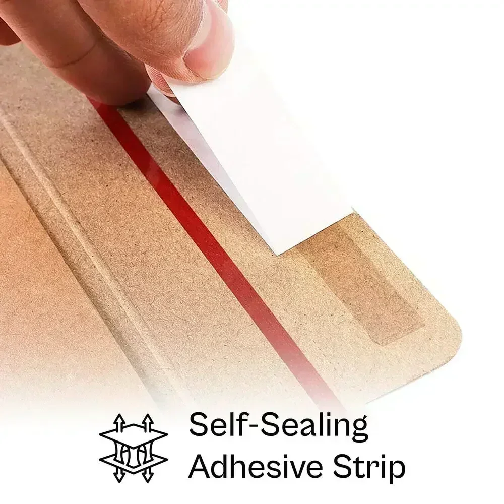 200 - Sobres de cartón rígidos para documentos fotográficos Kraft 7x9 28 pt.