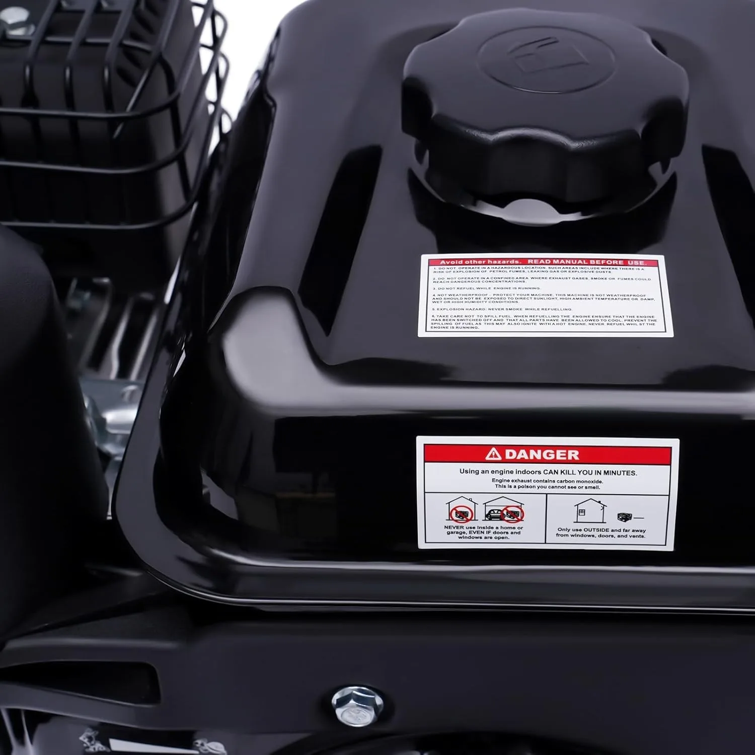 محرك غاز 7.5 حصان رباعي الأشواط مع نظام تبريد الهواء وفلتر الهواء، محرك تبريد الهواء ذو أسطوانة واحدة محمول منخفض الضوضاء