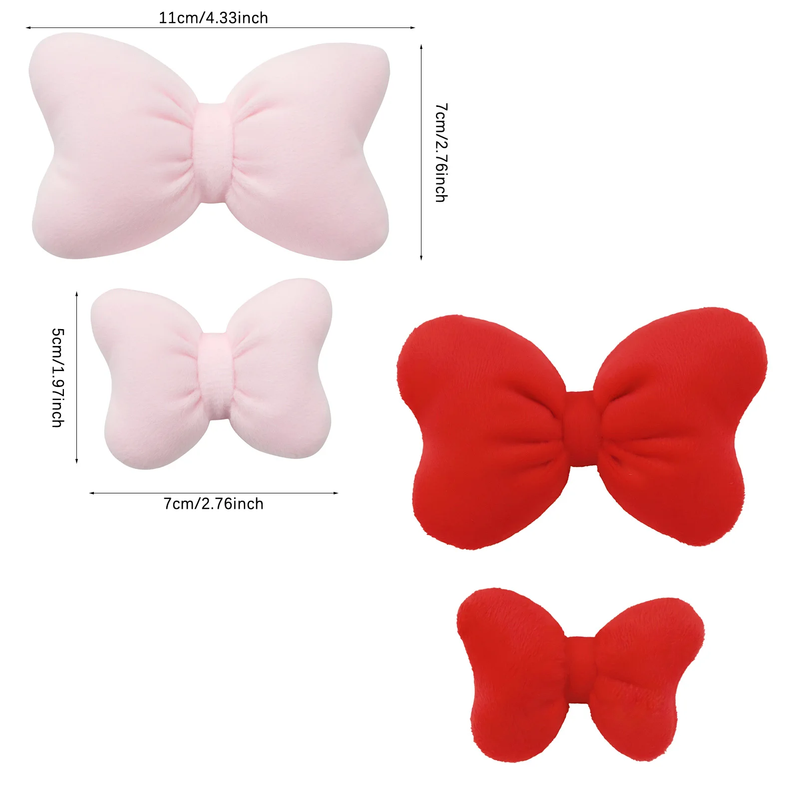 نمط جديد مناسب لملابس دمى 17 سنتيمتر ، تنورة الأزهار ، زخرفة القوس الفراشة الخلفي ، أجنحة ، زينة عصابة رأس القوس الفراشة #3