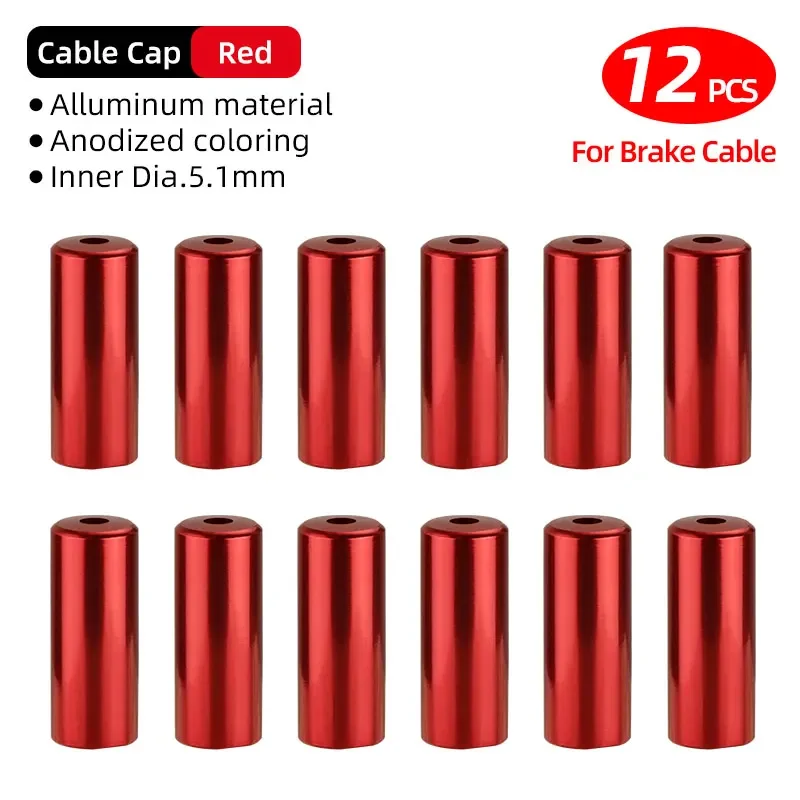 5mm Legierung Fahrrad Bremskabel Endkappe Gehäuse Aderendhülsen 4mm MTB Rennrad Schaltwerk Shifter Linie End Crimps
