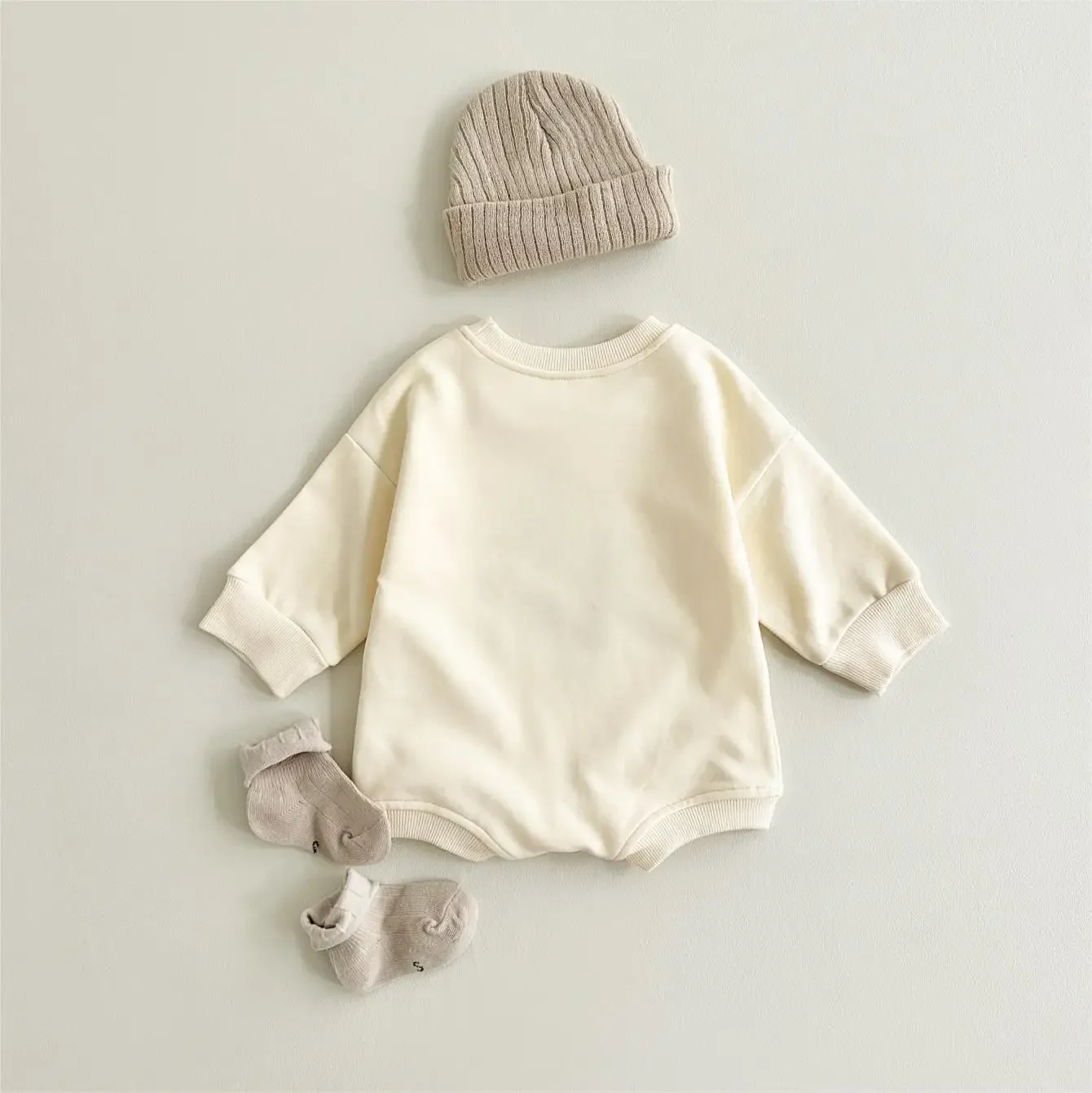 Kleinkind Baby Jungen Mädchen Grüner Weihnachtsbaum Stern-Druck Langarm-Strampler Baby Weicher Hautfreundlicher Herbst-Bodysuit – Detail 7