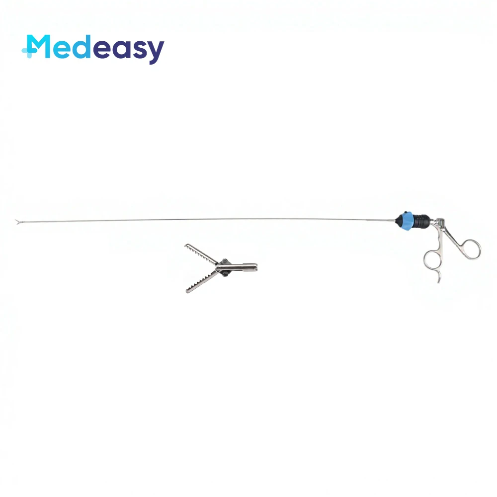 

4Fr/5Fr Reusable Medical Urological Instruments Grasper Rigid Ureteroscope Metal Foreign Body Grasping Forceps Wolf Type