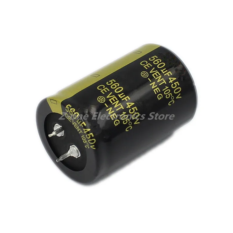 2-5pcs 450V560UF 35X50mm High quality Aluminum Electrolytic Capacitor High Frequency Low Impedance 450V 560UF 35*50MM