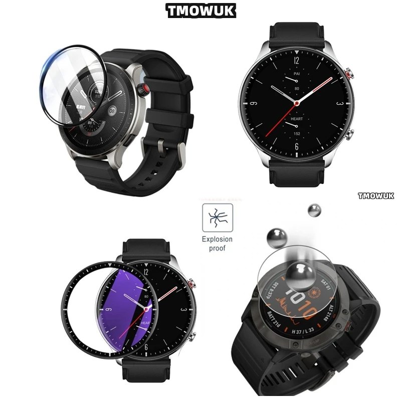 

For Amazfit GTR Cheetah Pro Balance 2 Falcon - Tempered Glass, HD Anti - Scratch, 9H Hard Screen Protector For Smart