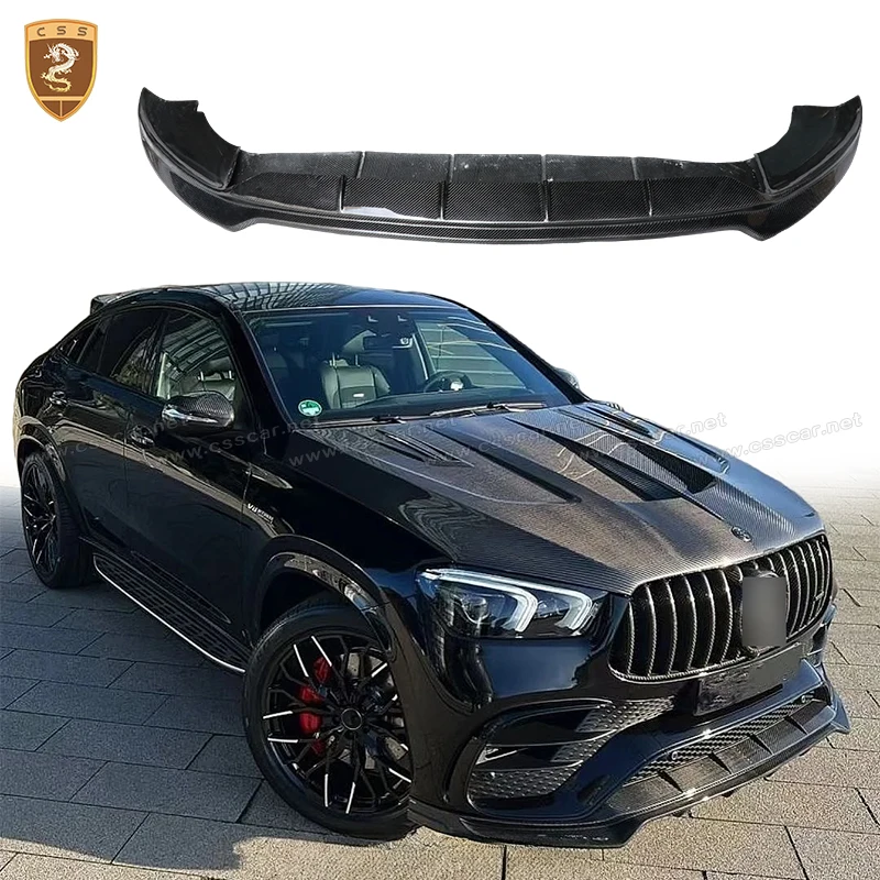 For Mercedes Benz GLE Couple 63 AMG Tuning Larte Style Front Bumper Lip Splitter Diffuser Chin Guard Protector Accessories