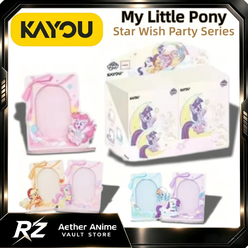 KAYOU My Little Pony Star Wish Party Series Photo Frame Pinkie Pie Acrylic Stand Anime Merchandise Holiday Gift Trendy Toy
