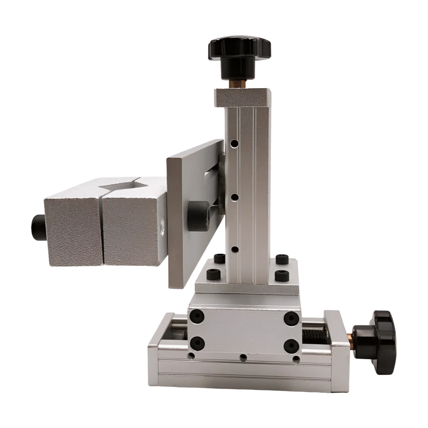 

With warranty Three Dimensional Cross-Shape Welding Torch Holder XYZ Axis Adjusting Frame Aluminum Alloy High Precision Welding