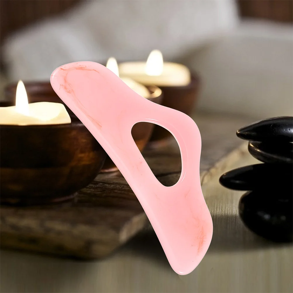 2 szt. Skrobak do masażu Guasha, przenośny masażer do twarzy, mini skrobak do mięśni, wielokrotnego użytku, do relaksacji twarzy i ciała