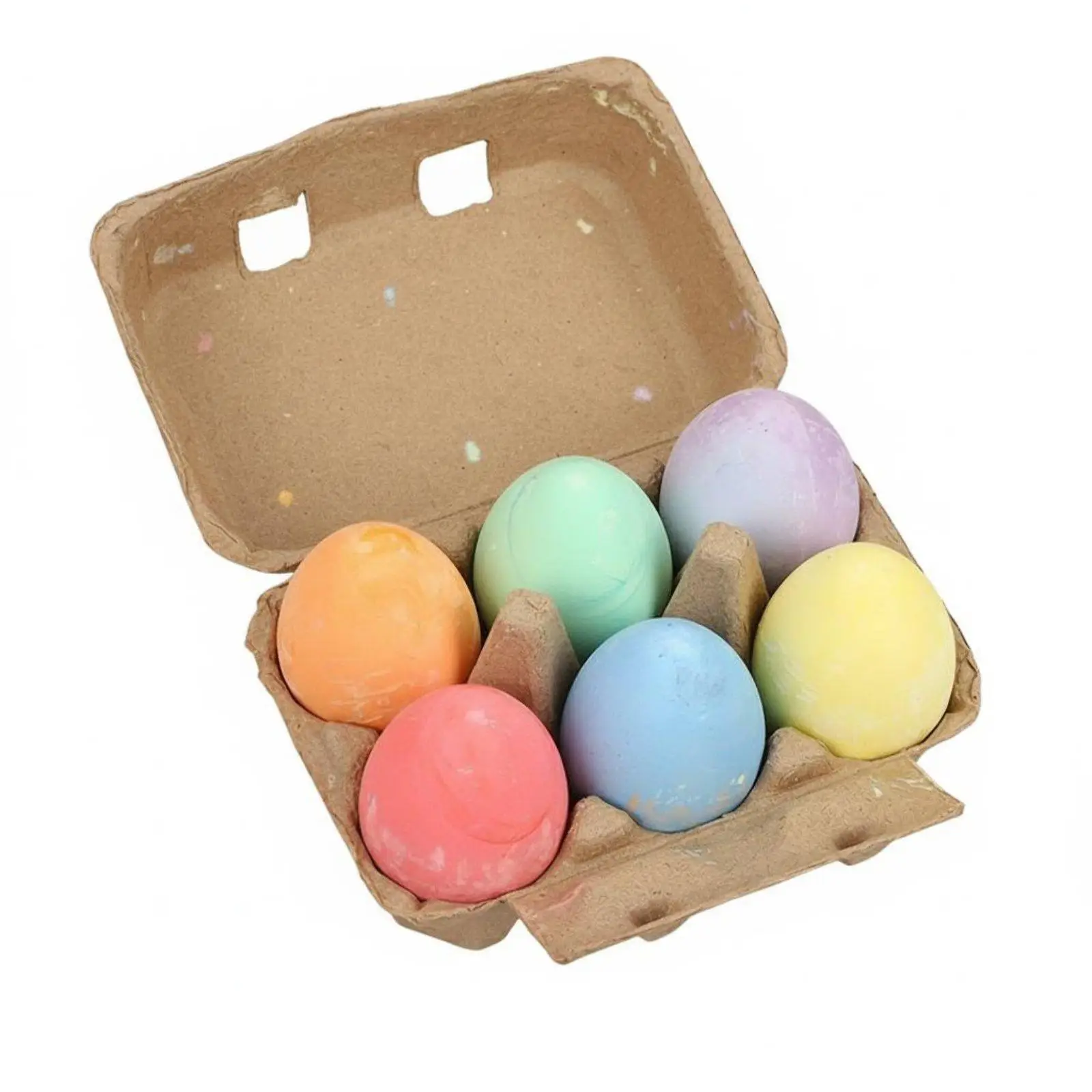 Washable Egg Shaped Chalk for Kids Set of Colorful Drawing Chalk Outdoor Art Supplies for Young Children Sidewalk Playground