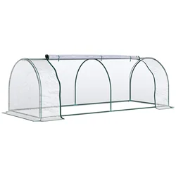 Outsunny Kas 250X100X80 cm voor plantenteelt op het tuinterras