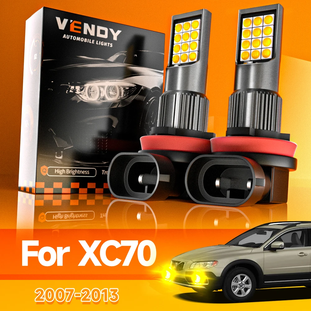 2 Stück für Volvo XC70 2007–2013 LED-Nebelscheinwerfer 2008 2009 2010 2011 2012 Canbus-Zubehör