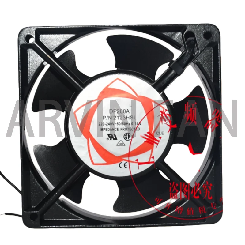 DP200A P/N 2123HSL 12CM 220V مروحة تبريد تيار متردد صناعية جديدة تمامًا