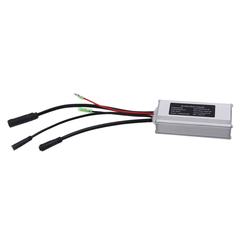 New Ebike Controller 36V 48V 22A 9 Mosfets 500W Controller With Light Line Function For Electric Bicycle Conversion Kit