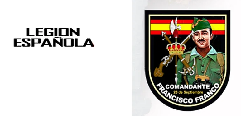 

Camiseta 100-йños Fundador Francisco Franco. Майка Legión Es Brug. 100% Алgodón