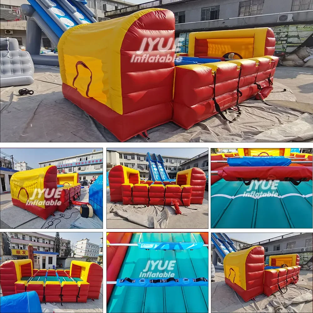 Popular Inflatable Table Football Field ,Giant Outdoor Inflatable Human Table Football Games For Sale