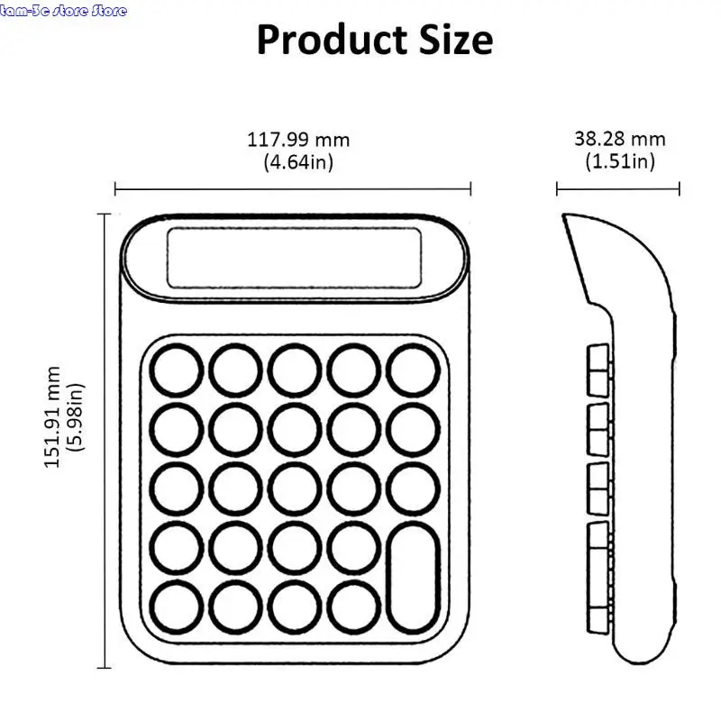 حاسبة لوحة المفاتيح الميكانيكية الميكانيكية الصديقة للاستخدام D0UA ،