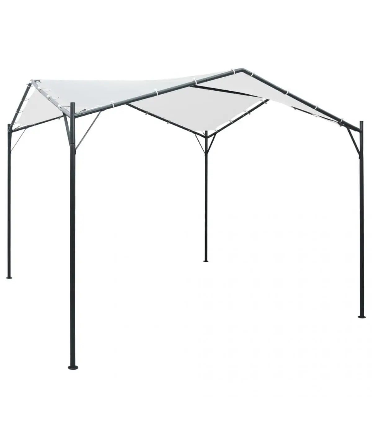 White gazebo tents and gazebos 3x3x2,6 m 180g/m²