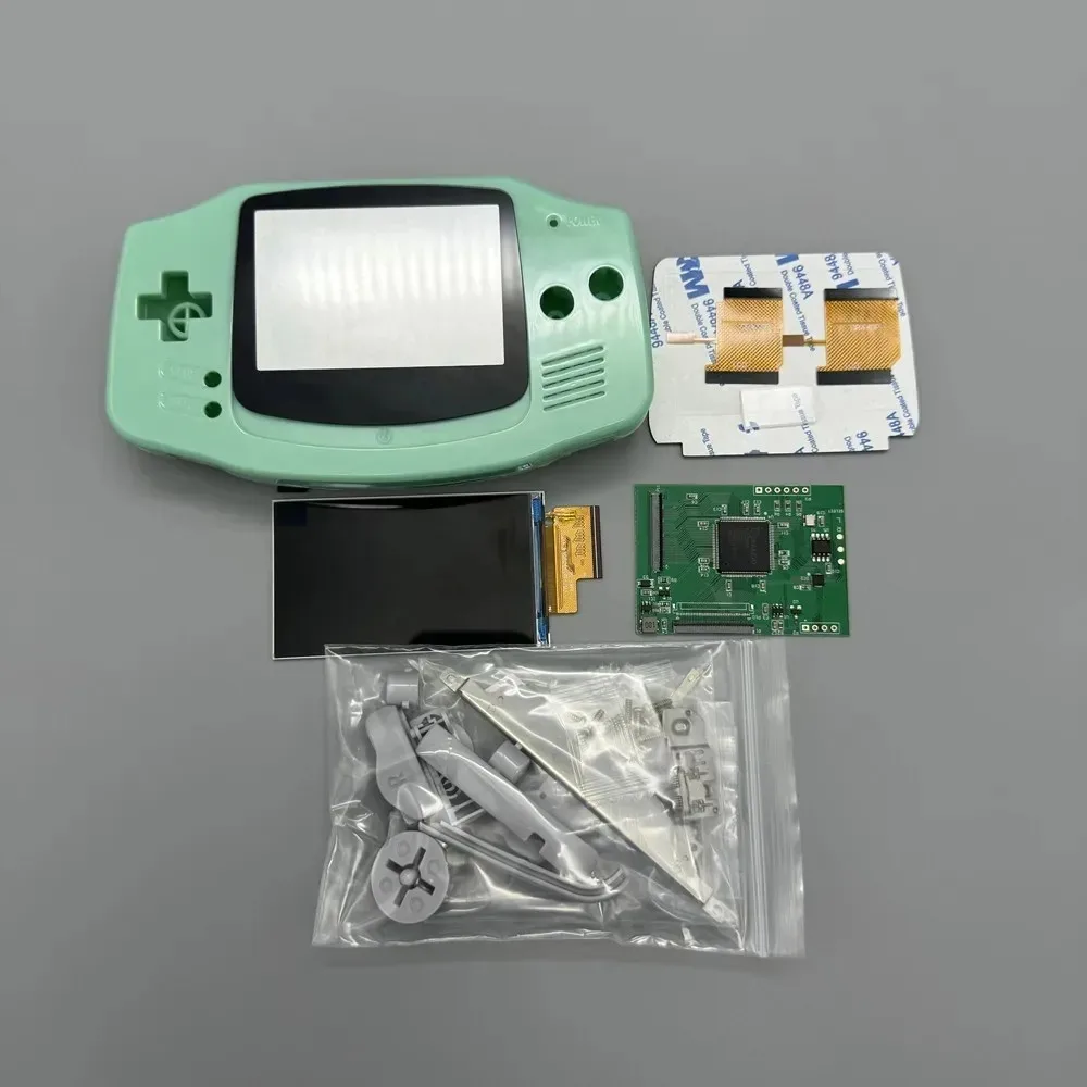 GBA IPS LCD scherm zonder shell-aanpassing, eenvoudig te installeren, 2.9 inch IPS LCD met hoge helderheid en shell-kit voor Gameboy Advance GBA