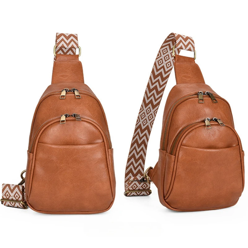 

Элитная дизайнерская мужская нагрудная сумка из натуральной кожи высшего качества, новинка 2025 года, из мягкой кожи, вместительная, повседневная сумка через плечо для ежедневного использования