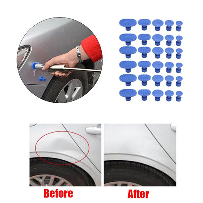 

30Pcs/set Car Body Puller Tabs Pulling Paintless Dent Repair Removal Tool