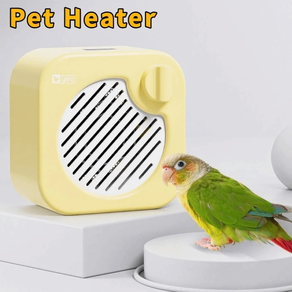 

Anti-Scalding Parrot Warm Air Blower Automatic Safe Heating Parrot Heater Thermostatic Metal Chew-Proof Bird Cage Heater