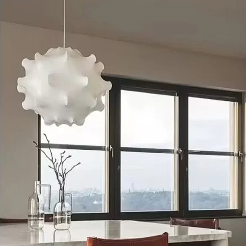 Lámpara colgante de múltiples estilos de seda de diseñador francés para comedor, cocina, isla, lámpara colgante, iluminación LED, accesorio para el hogar