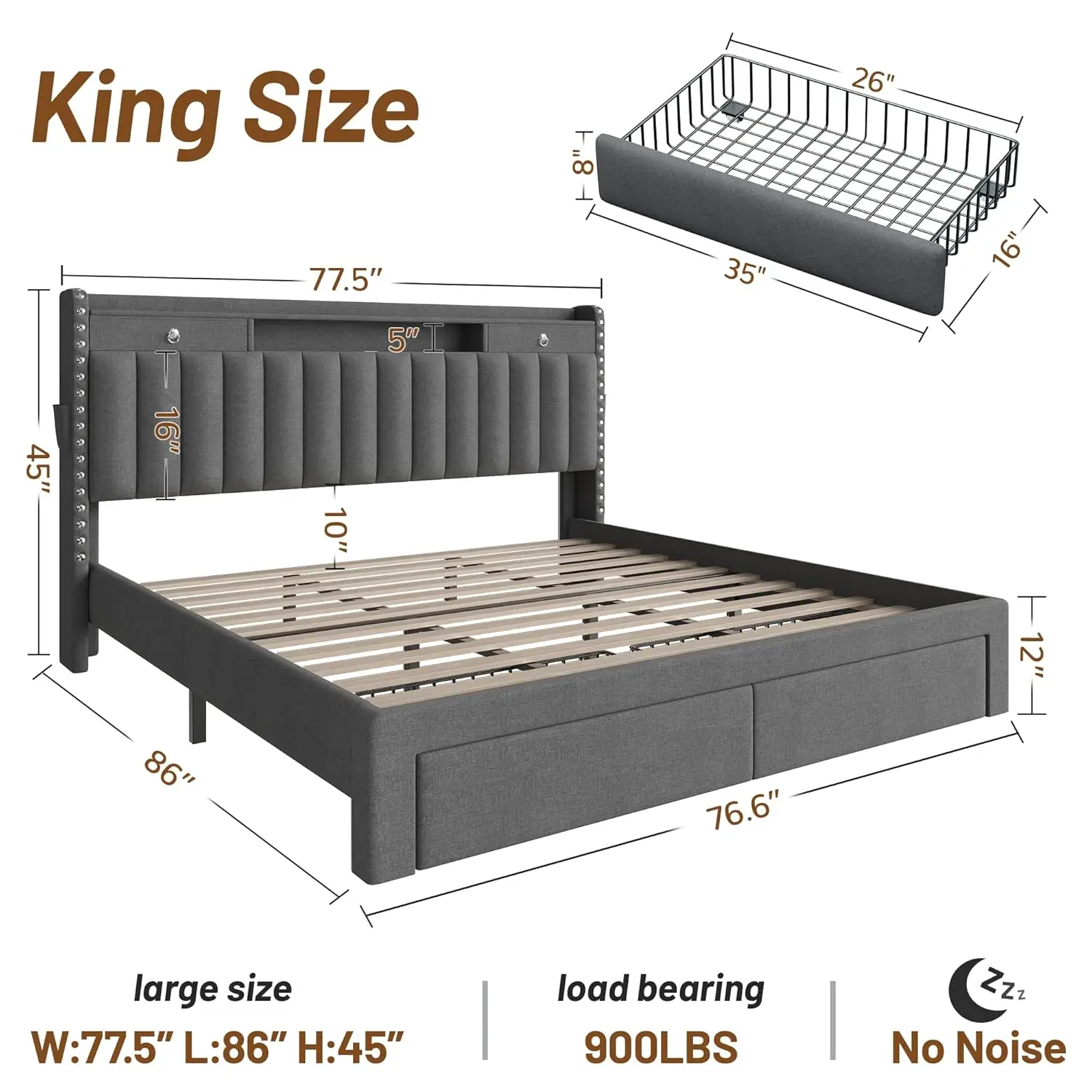 Thumbnail 2 - #16 Low Cost Storage Bed Frames That Work