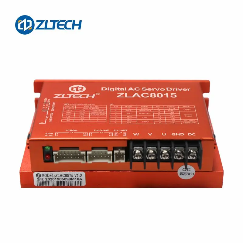 Good ZLTECH Service Robot CANopen RS485 3 Phase 24V 36V 48V DC 15A 500W Brushless DC AC Hub Servo Motor Controller Driver