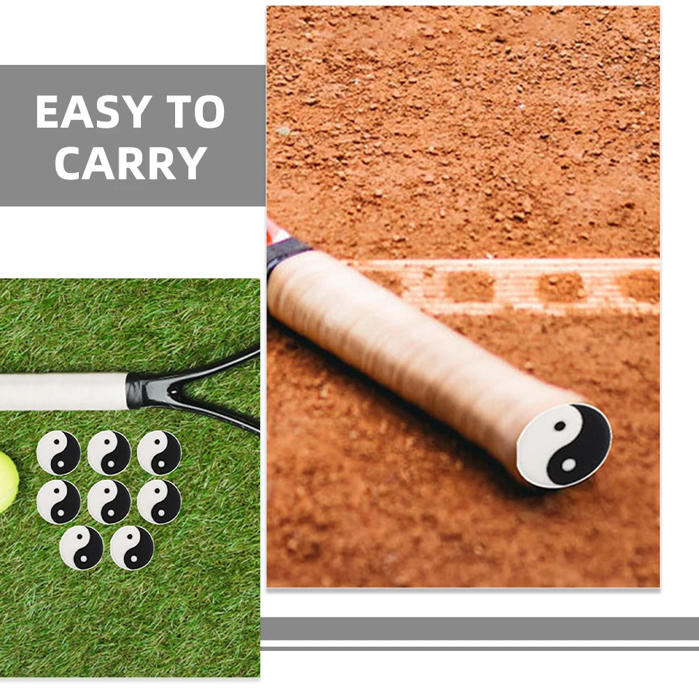 

6 Pcs Tennis Racket Shock Absorber Damper Racquent Dampener Racquet Dampeners Vibration