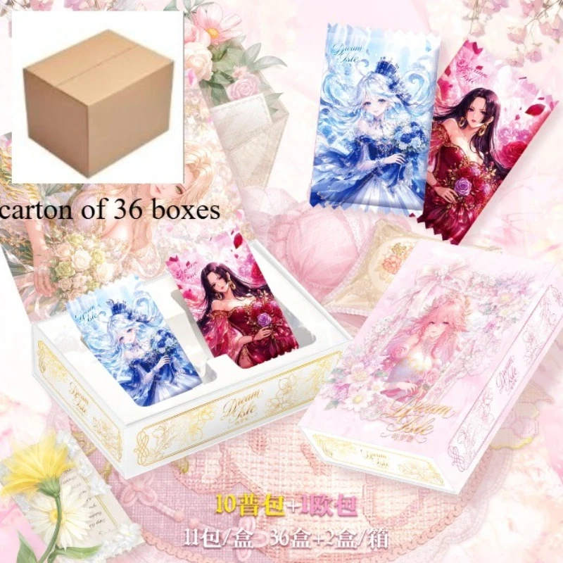 Dream Isle Sexy Anime Waifu Trading Cards Multi IP Fantasy Goddess Character Collectible Box Premium Artwork Gift for Fans