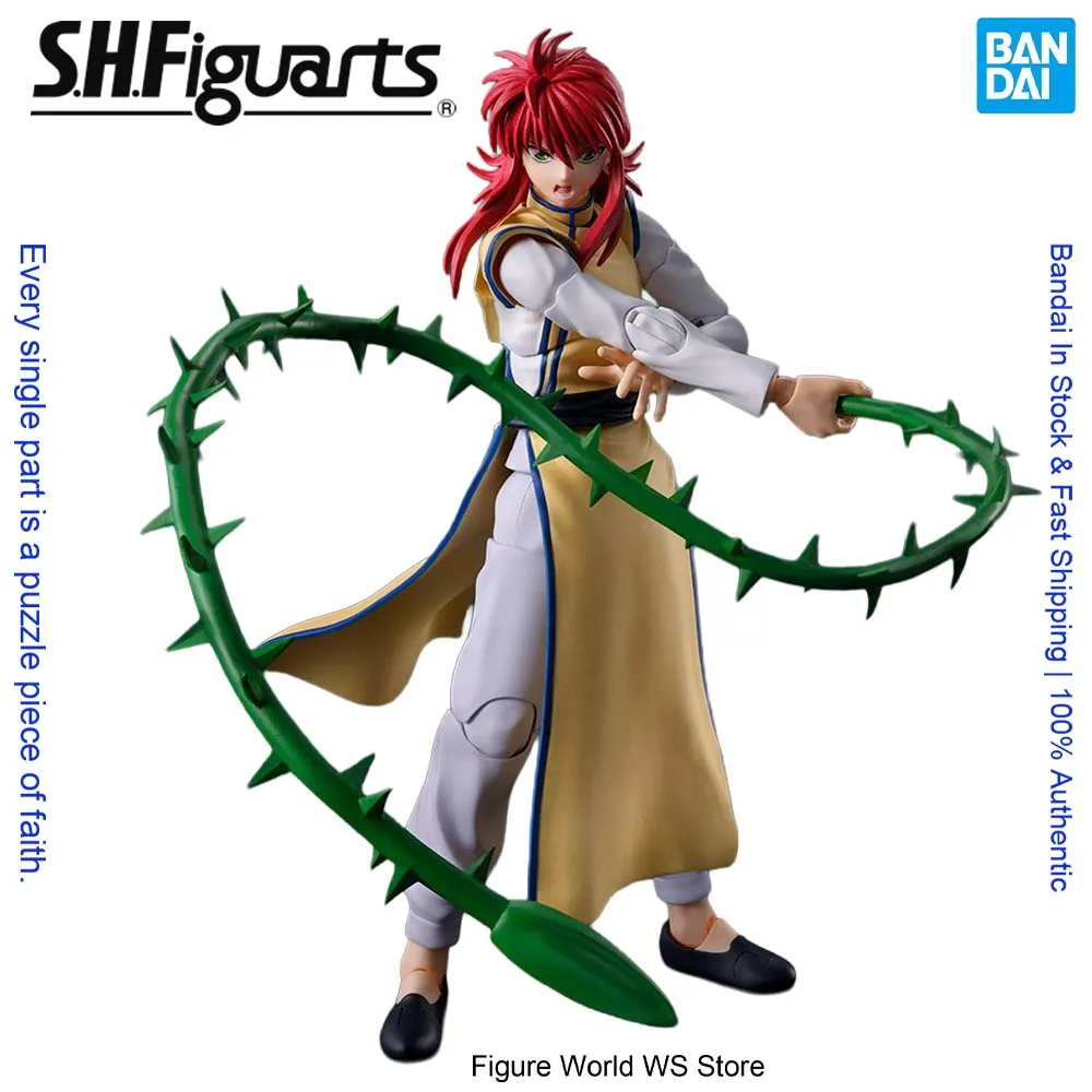 

BANDAI S.H.Figuarts Yu Yu Hakusho Kurama Original Action Figure Collectible Model Gift Authentic Figure Model