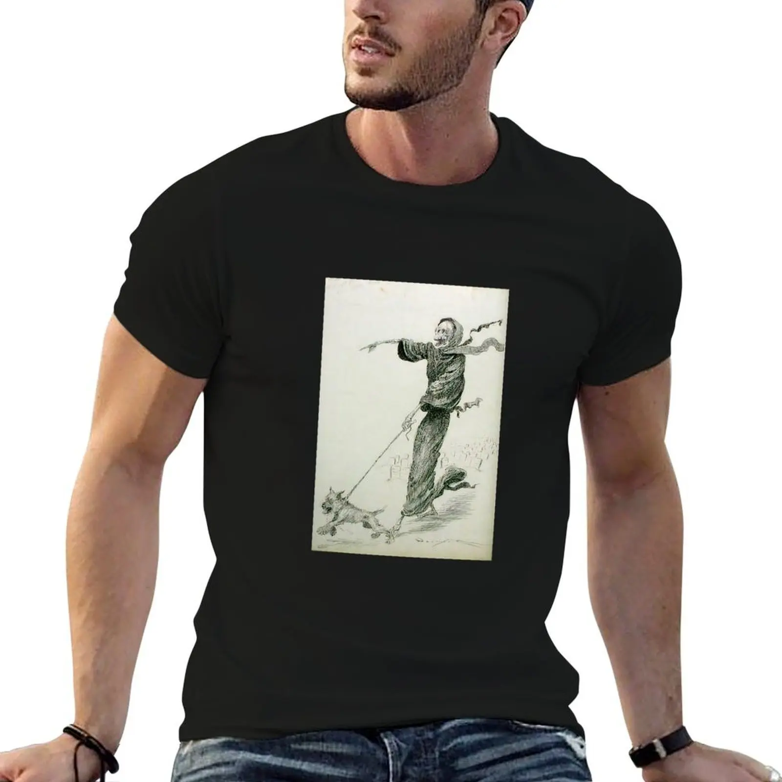 

Vintage Death led By rabid dog poster T-Shirt cotton tshirt 100% man tshirt T-Shirt