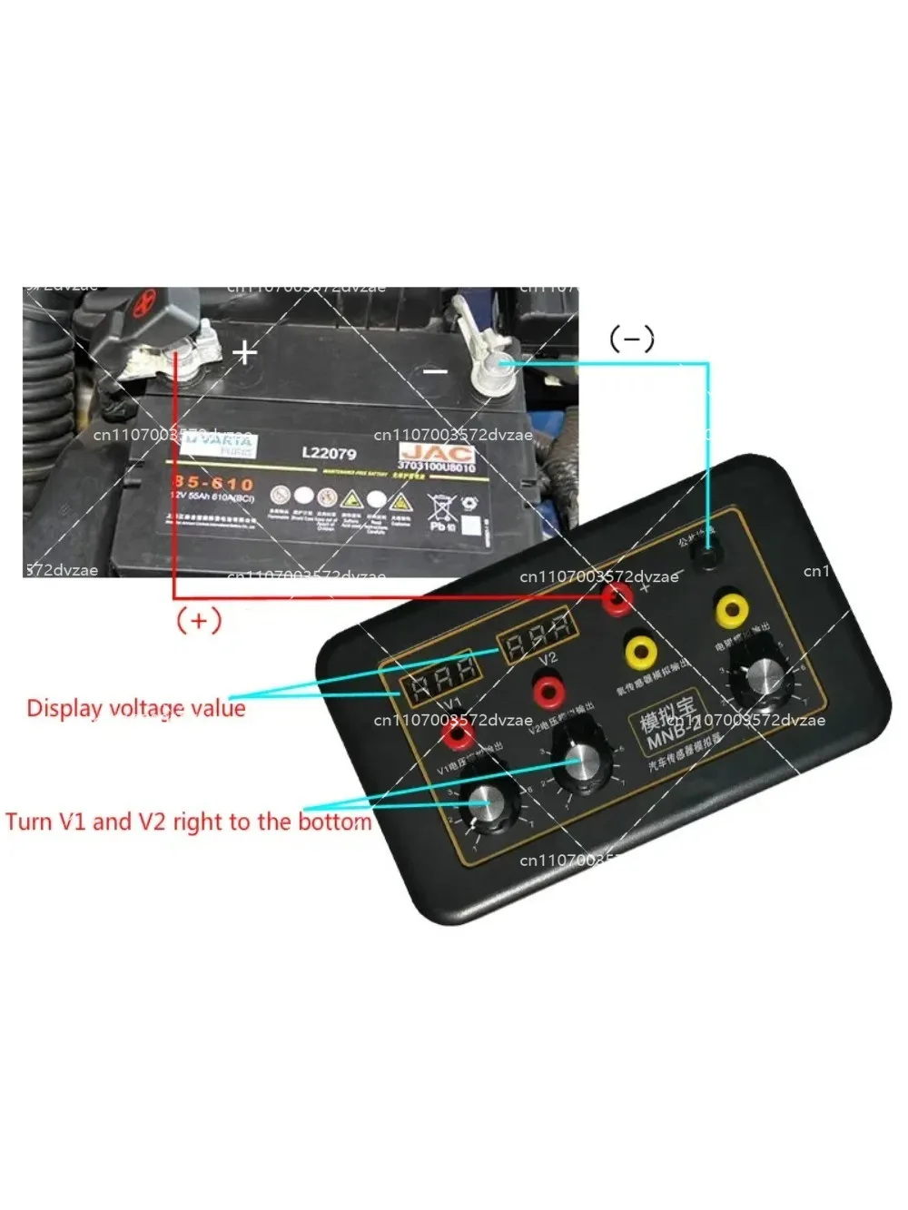 MNB-3 Automotive Sensor Signal Analog Box Auto Signal Generator Computer Repair Detection Simulation Tool Motor Fault Detetor