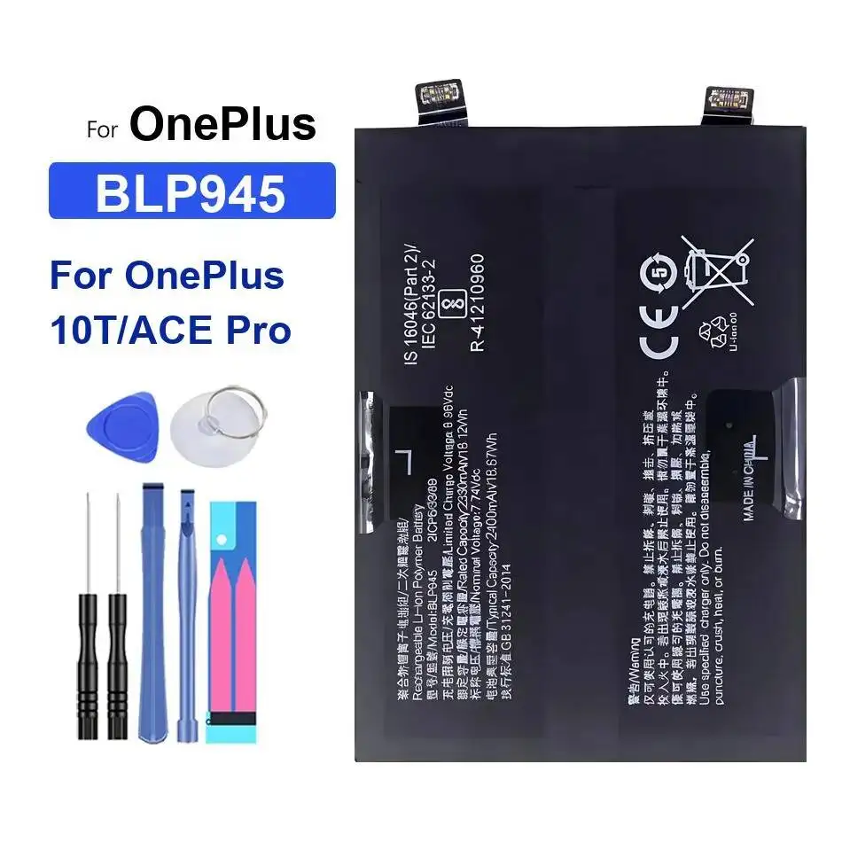 

Long-Lasting Performance Mobile Phone Battery 4800Mah For Oneplus 10T Ace Pro BLP945
