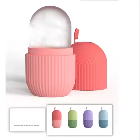 Facial Beauty Ice Grid, Silicone Roller Mold, Ice Ball Tray and Ice Cubes in One, Lifting the Skin and Soothing Acne Redness