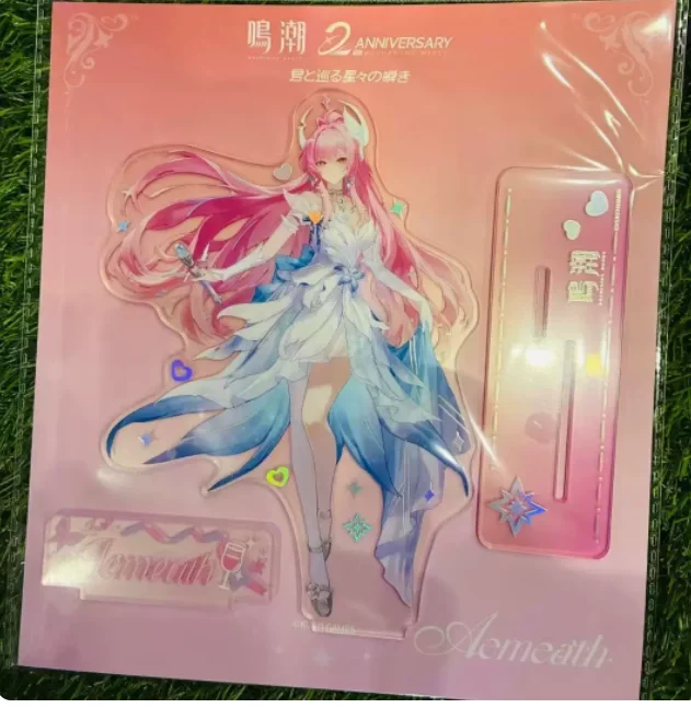 Japanese Anime Wuthering Waves Aemeath Denia Acrylic Stand Figure Model Plate Cosplay Collection Desktop Decor Gifts XTRJ