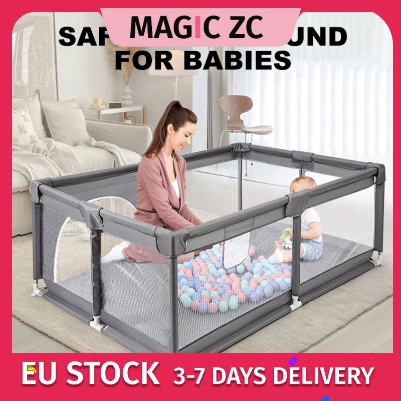 Baby Playpen Bed Guardrail Fence Playground Baby Safety Barrier baby corralitos Children toys Protector Barrier Playpen For Kids