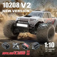MJX Hyper Go 10208 V2 Little Monster 3S Brushless 1/10 RC high-speed off-road vehicle Electric Monster Truck R/C Car