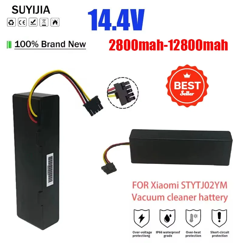 

Original battery 18650 4S1P 14.4V 3500mAh for Xiaomi Mijia LDS robot vacuum cleaner accessories cleaner MOPP/2S/HAIER JX37 robot