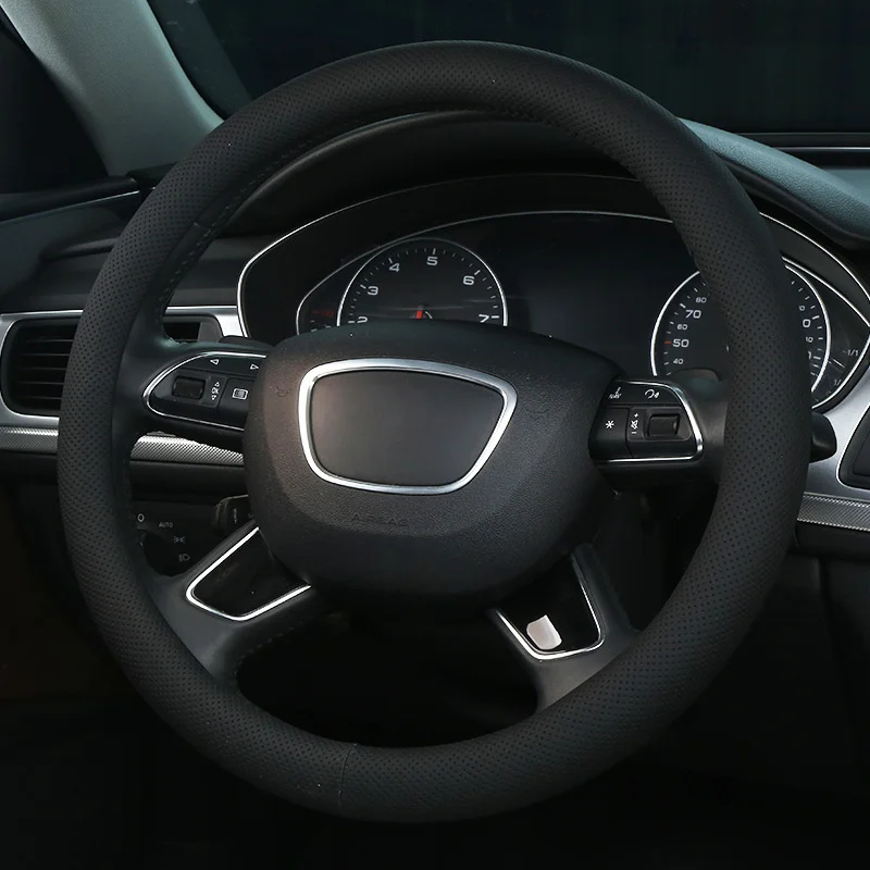New Car Steering Wheel Covers Ultra-thin Steering Wheel Cover Wrap Universal 37-38cm Breathable Steering Covers Car Accessories